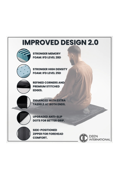 Medical Prayer Mat With Memory Foam Pillow