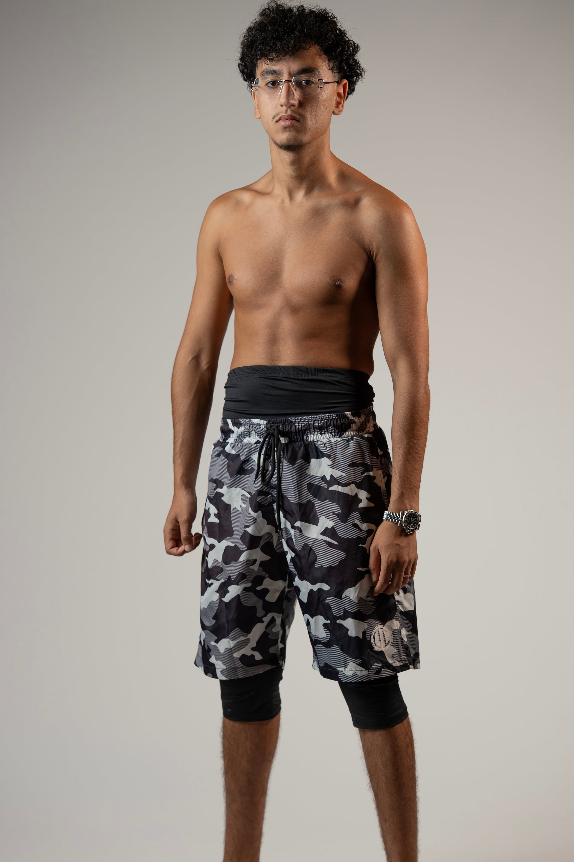Awrah Halal Swim Shorts Camo