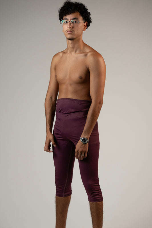 Awrah Cover Leggings - Red