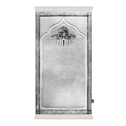 Adult Padded Prayer Mat with Palestinian Kufiya