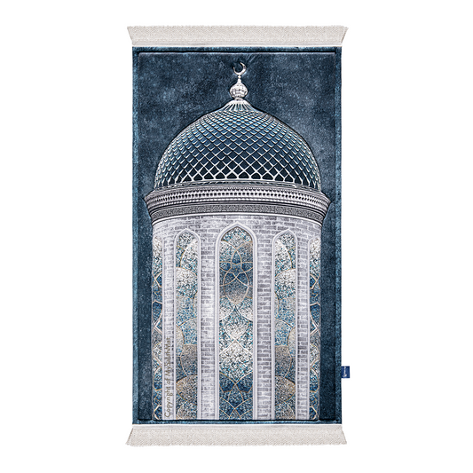 Adult Padded Prayer Mat with Crystal Dome
